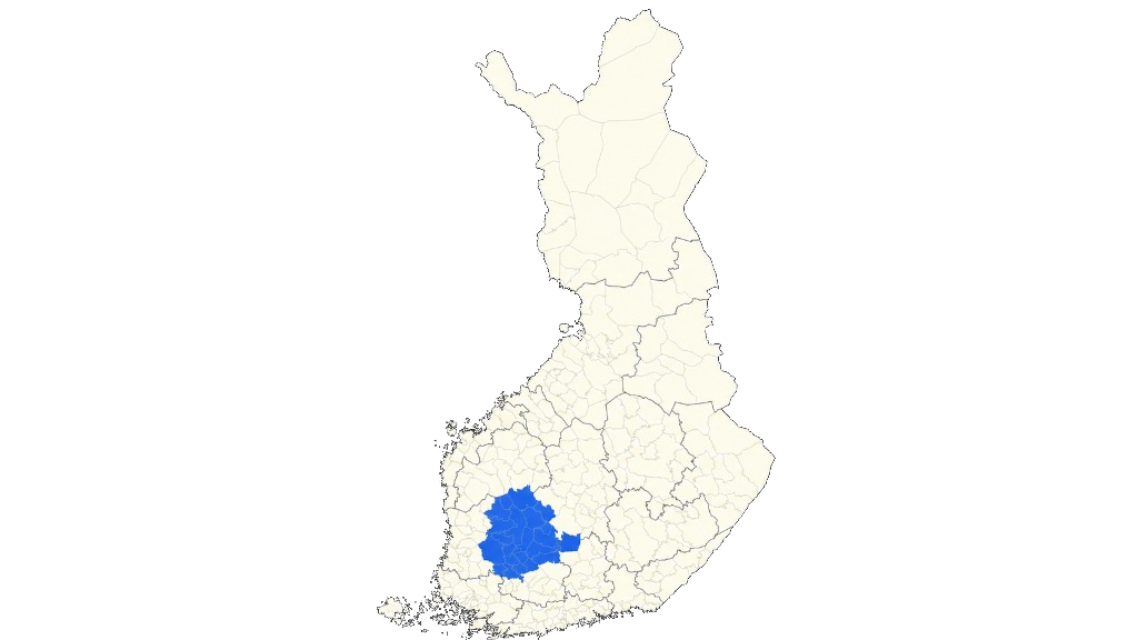 Toiminta-alue kartalla: Pirkanmaa